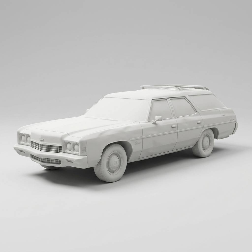 Custom Sculpted Ceramic Car example 4 of 10