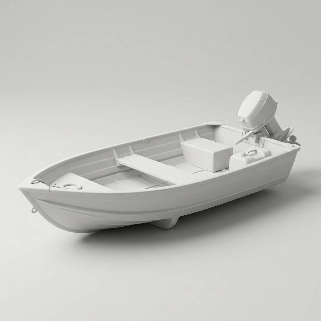 Custom Sculpted Ceramic Boat example 8 of 10