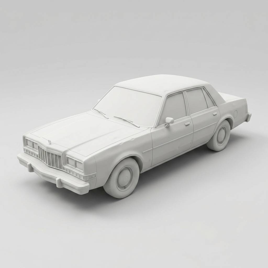 Custom Sculpted Ceramic Car example 5 of 10