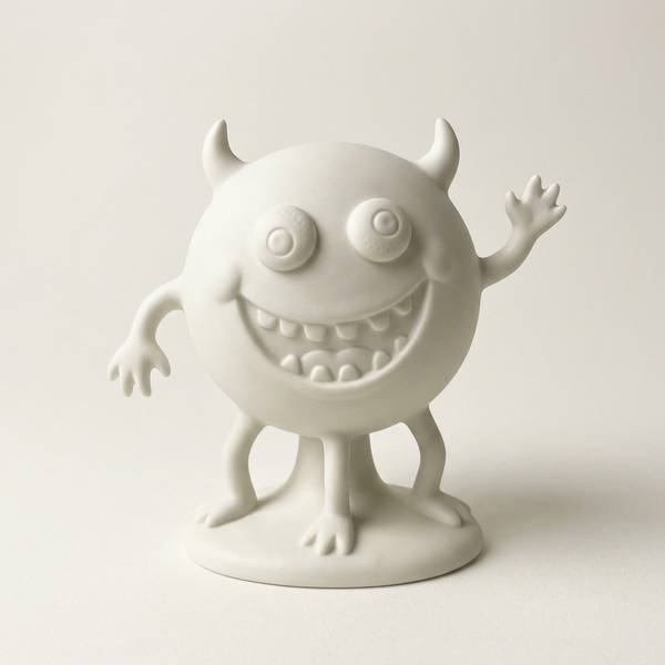 Kid's Drawing Keepsake — Their Favorite Creature keepsake example