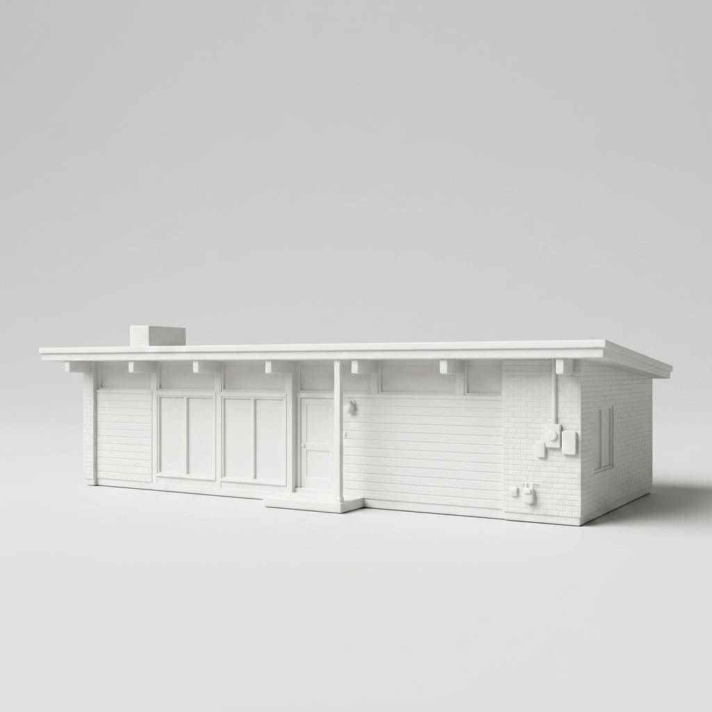 Custom Sculpted Ceramic House example 6 of 10