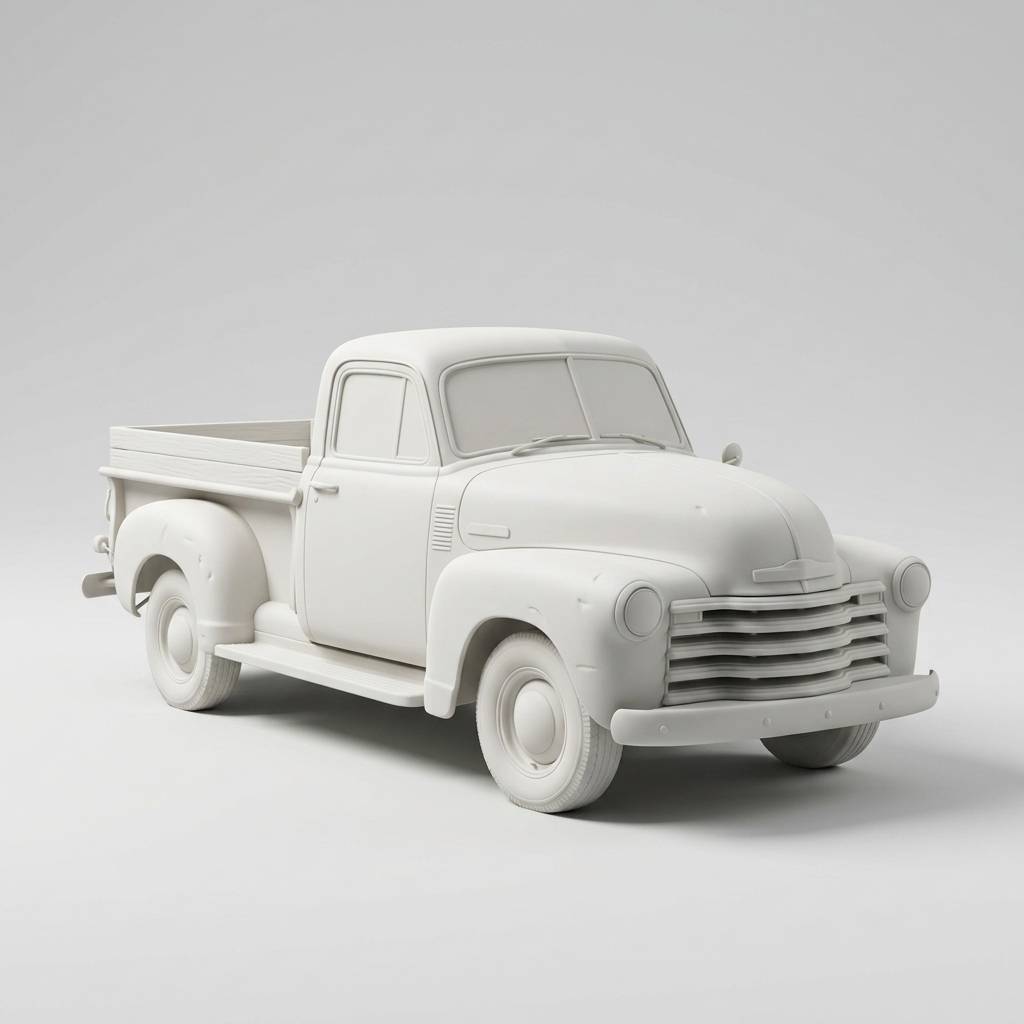 Custom Sculpted Ceramic Car example 8 of 10