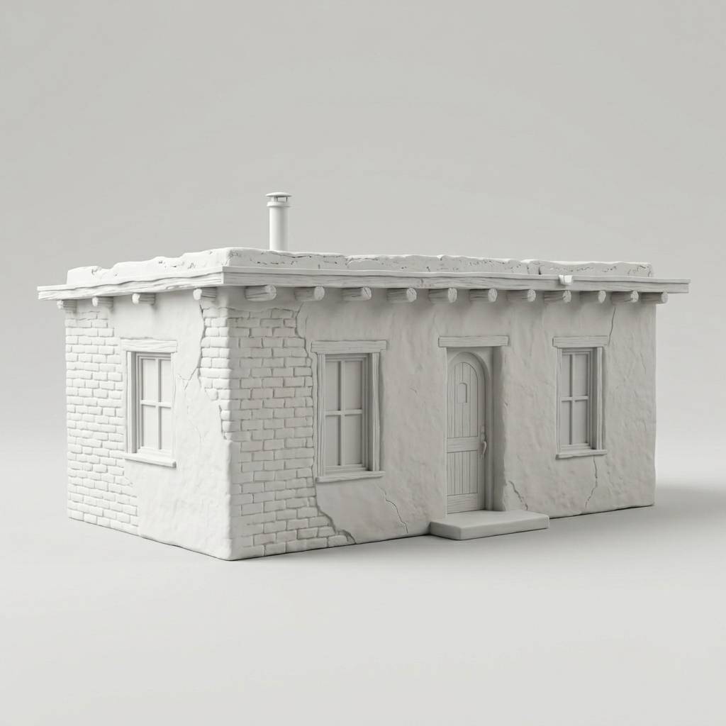 Custom Sculpted Ceramic House example 2 of 10