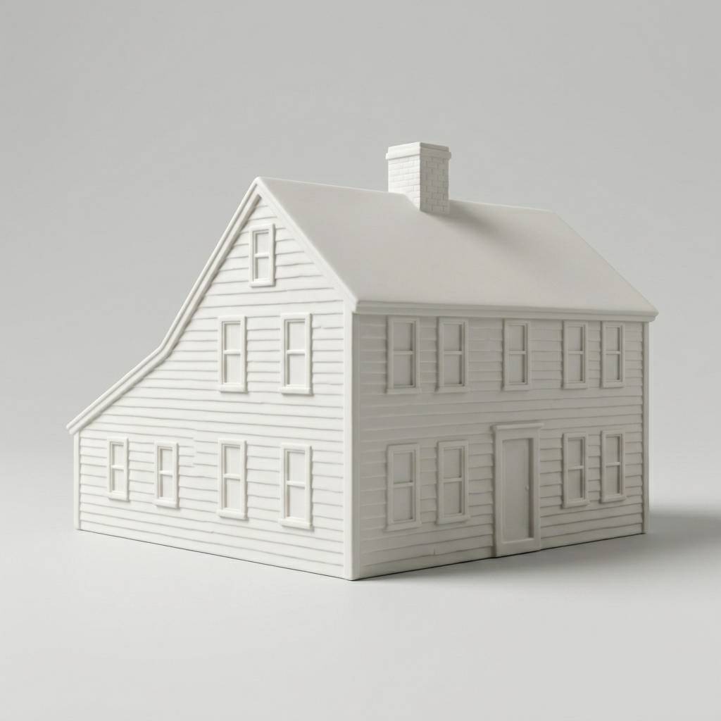 Custom Sculpted Ceramic House example 8 of 10