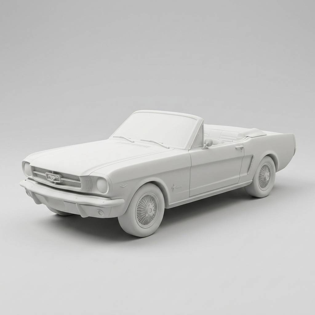 Custom Sculpted Ceramic Car example 1 of 10