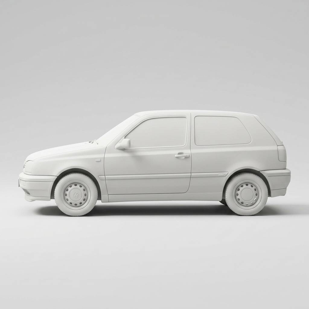 Custom Sculpted Ceramic Car example 3 of 10