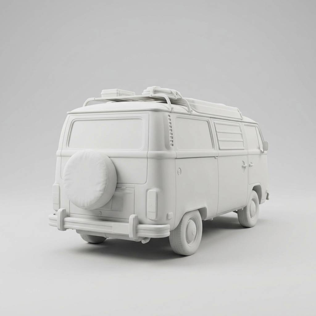 Custom Sculpted Ceramic Car example 7 of 10